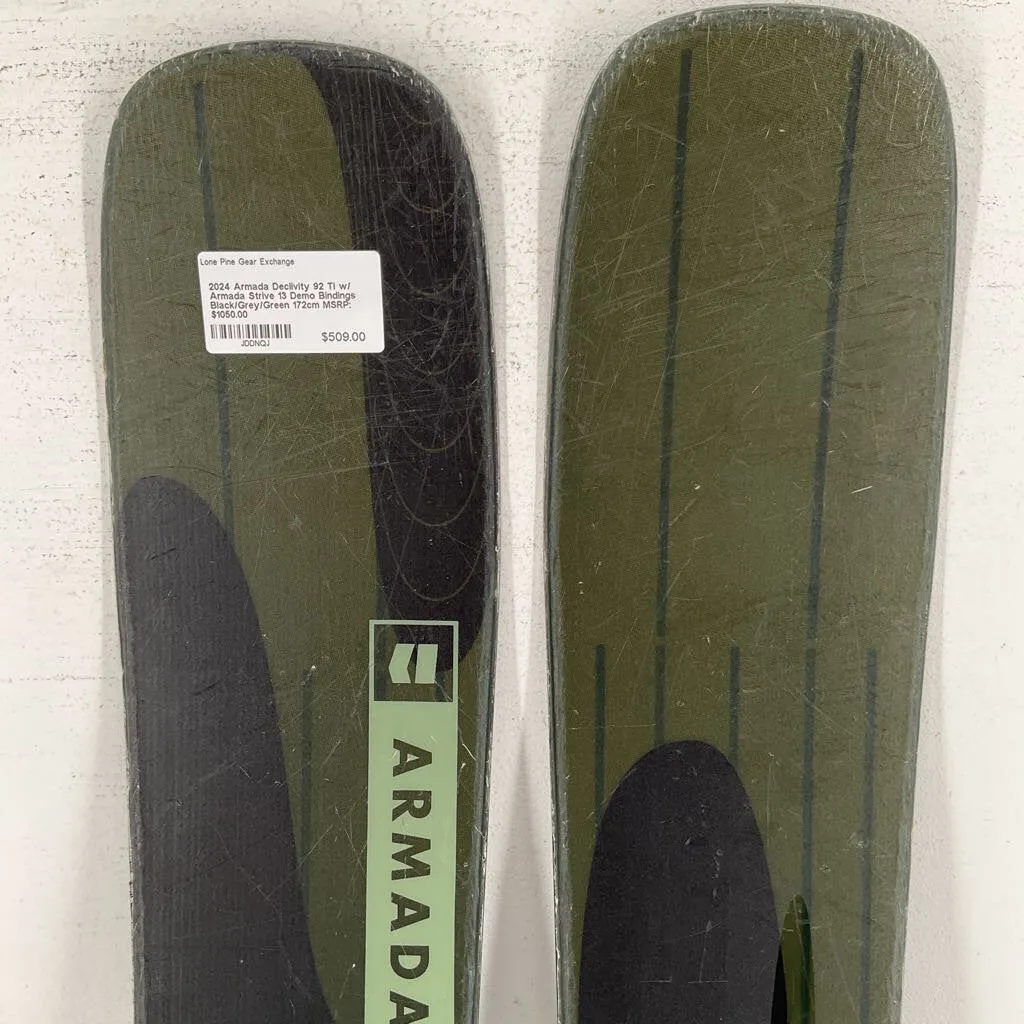 2024 Armada Declivity 92 Ti w/ Armada Strive 13 Demo Bindings