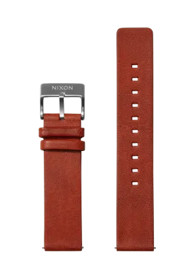 20mm Veg Tanned Leather Band - Cognac