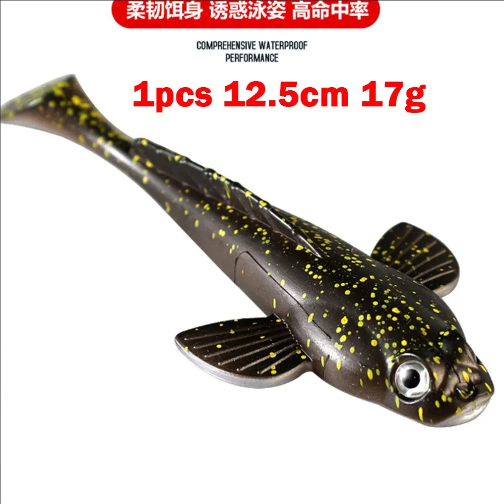 8cm 18g 24g Sleeper Shad Gill Fishing Lure Hidden Hook Soft Bait Saltwater Swimbaits Fish Jig Paddle Tail Pike Bass Gear