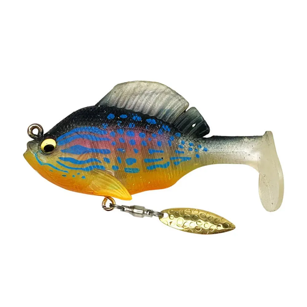 8cm 18g 24g Sleeper Shad Gill Fishing Lure Hidden Hook Soft Bait Saltwater Swimbaits Fish Jig Paddle Tail Pike Bass Gear