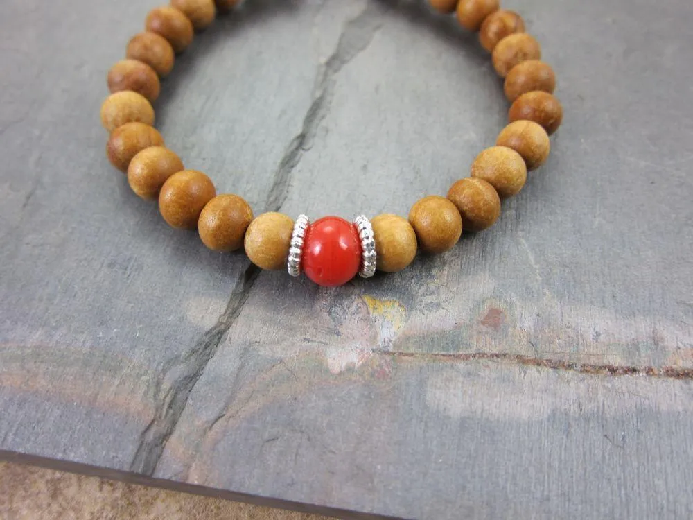 Adjustable Sandalwood Wrist mala