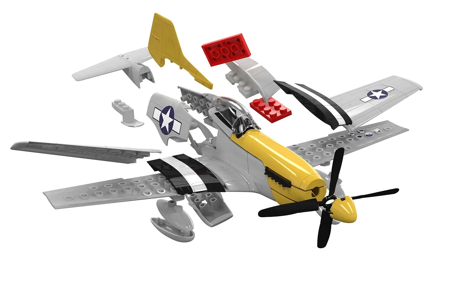 Airfix Quickbuild, P-51D Mustang