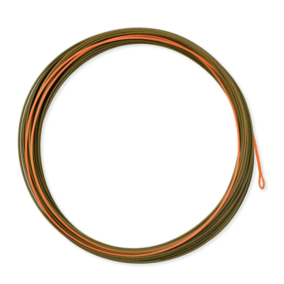 AirFlo Euro Nymph Shorty 22' Hi Vis Tip Fly Line Olive/Orange