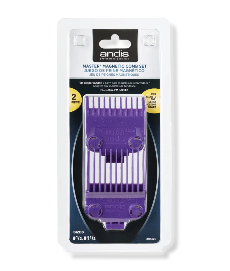 Andis Master Magnetic Comb Set Dual Pack