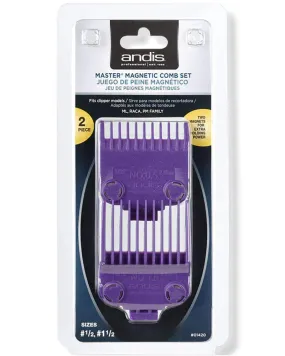 Andis Master Magnetic Comb Set Dual Pack