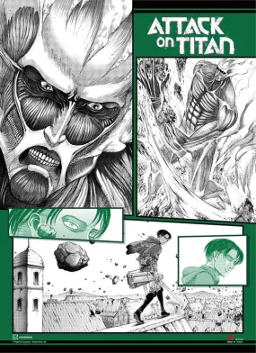 Attack On Titan Manga - Cover Art #31 Wall Scroll