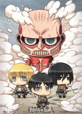 Attack on Titan - SD Group Wall Scroll