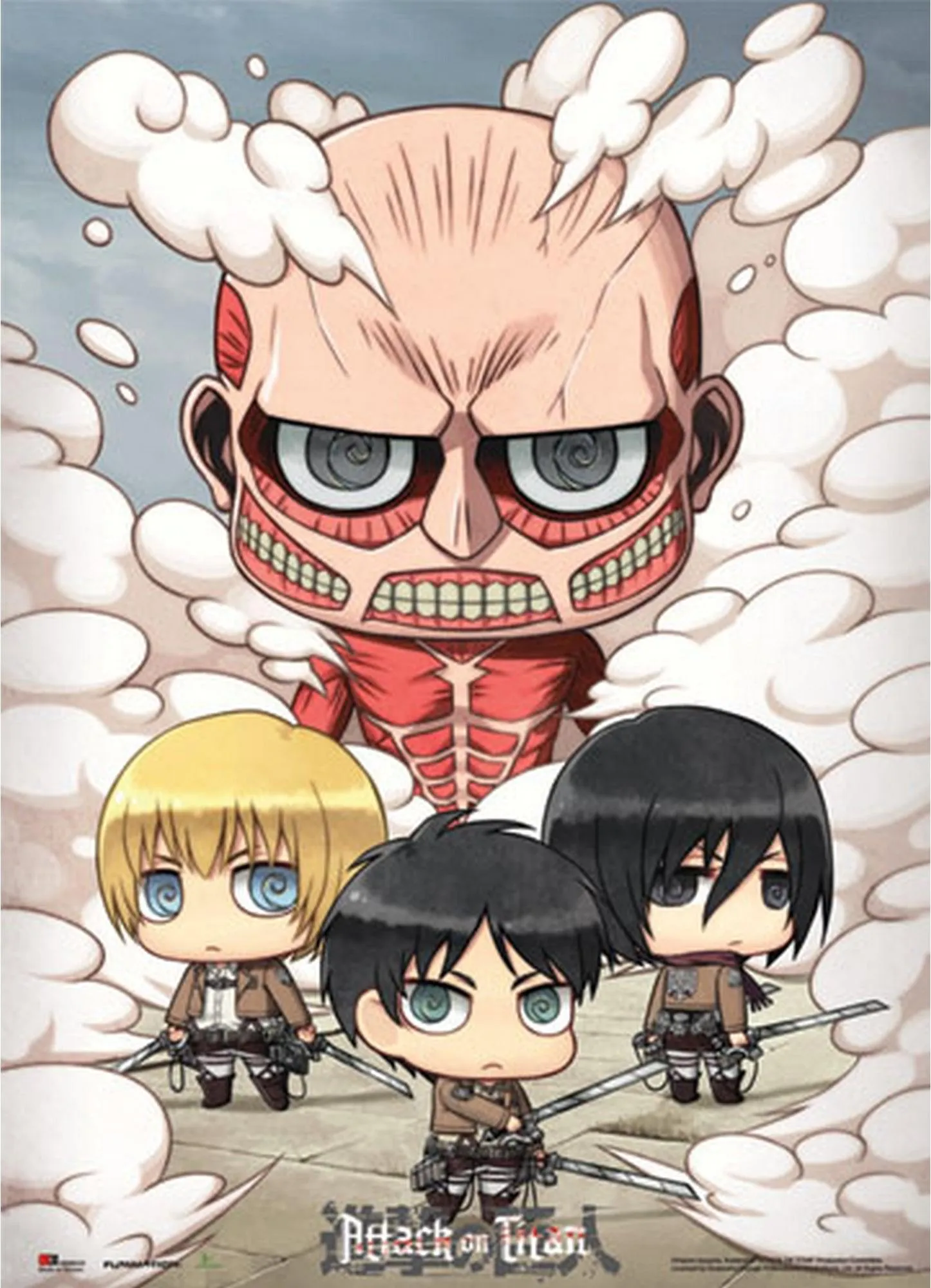 Attack on Titan - SD Group Wall Scroll