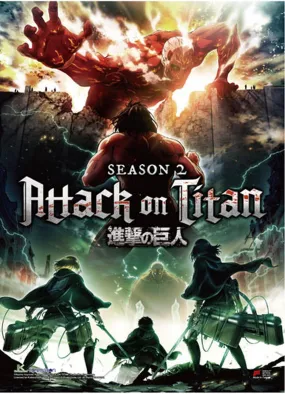 Attack on Titan Season 2 - Key Art Wall Scroll