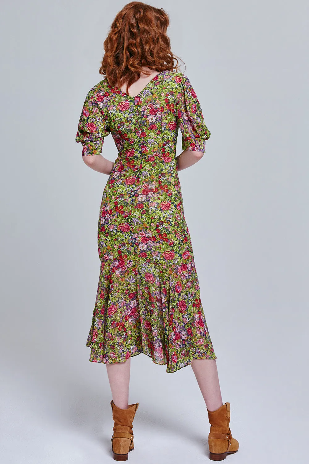 Aysha Floral Midi Dress