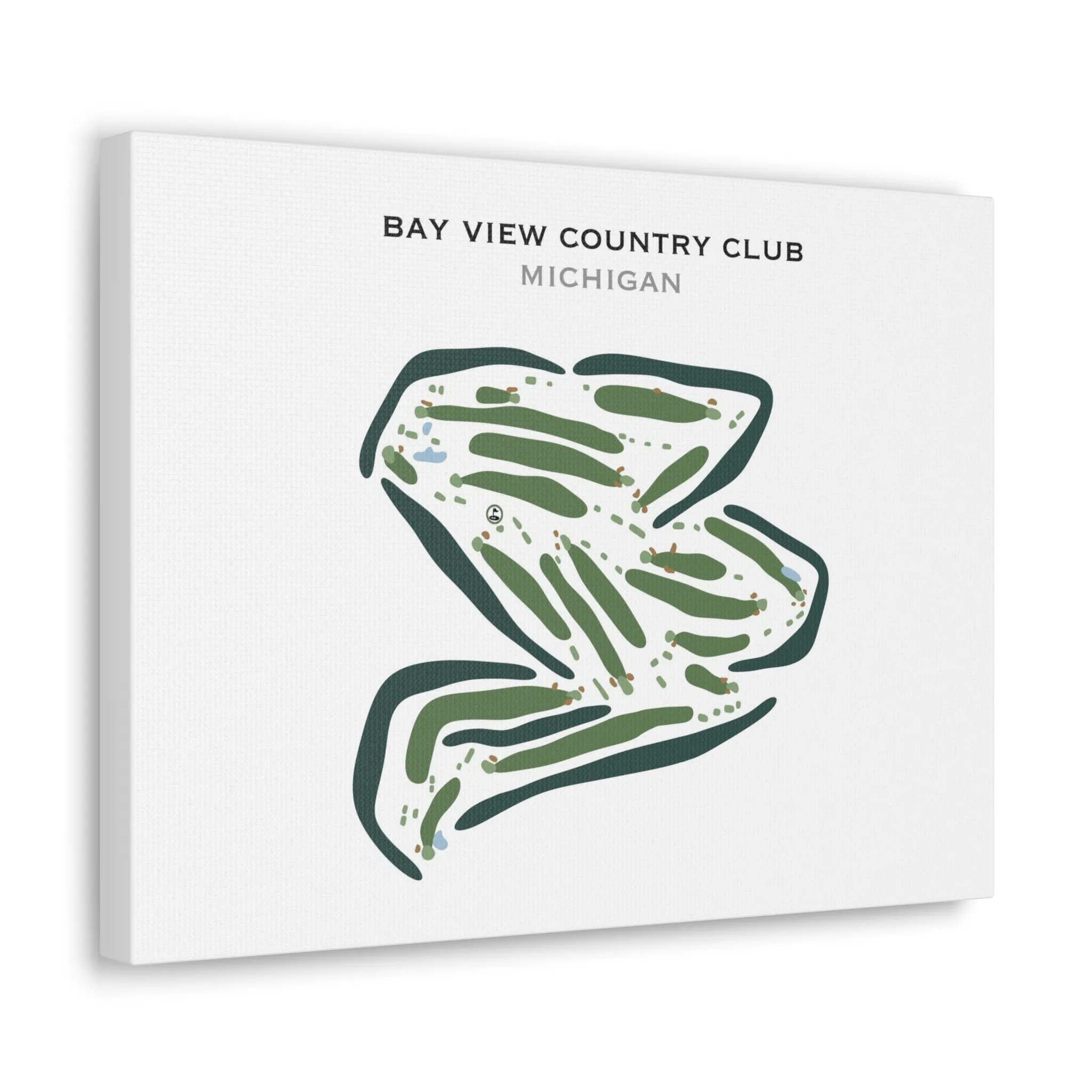 Bay View Country Club, Michigan - Printed Golf Courses