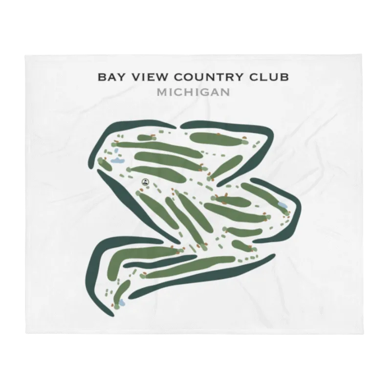 Bay View Country Club, Michigan - Printed Golf Courses