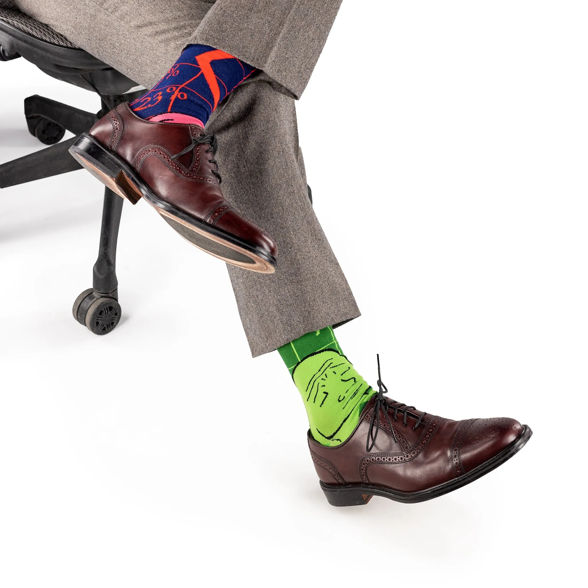 Bull Market (Green Wojak) Socks