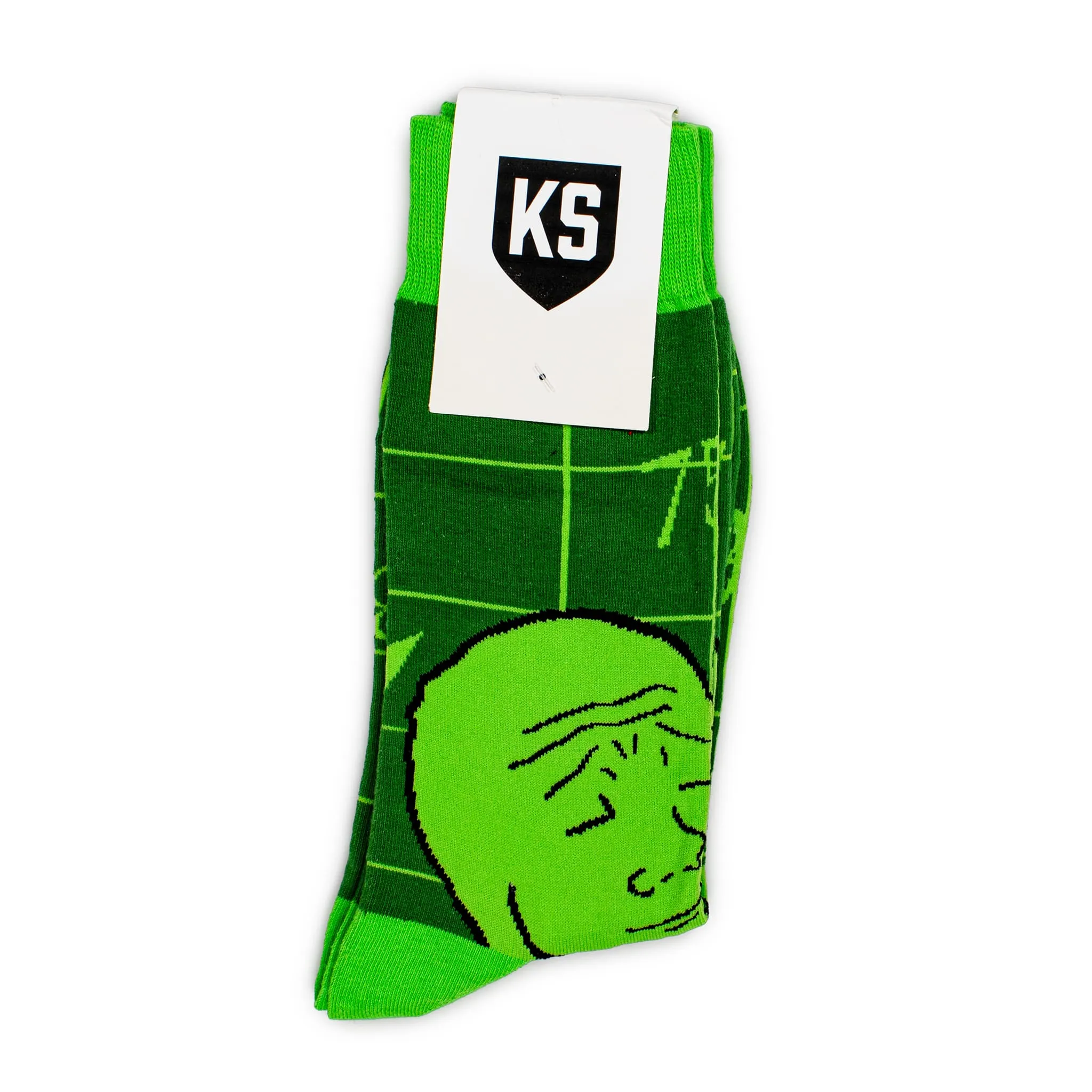 Bull Market (Green Wojak) Socks