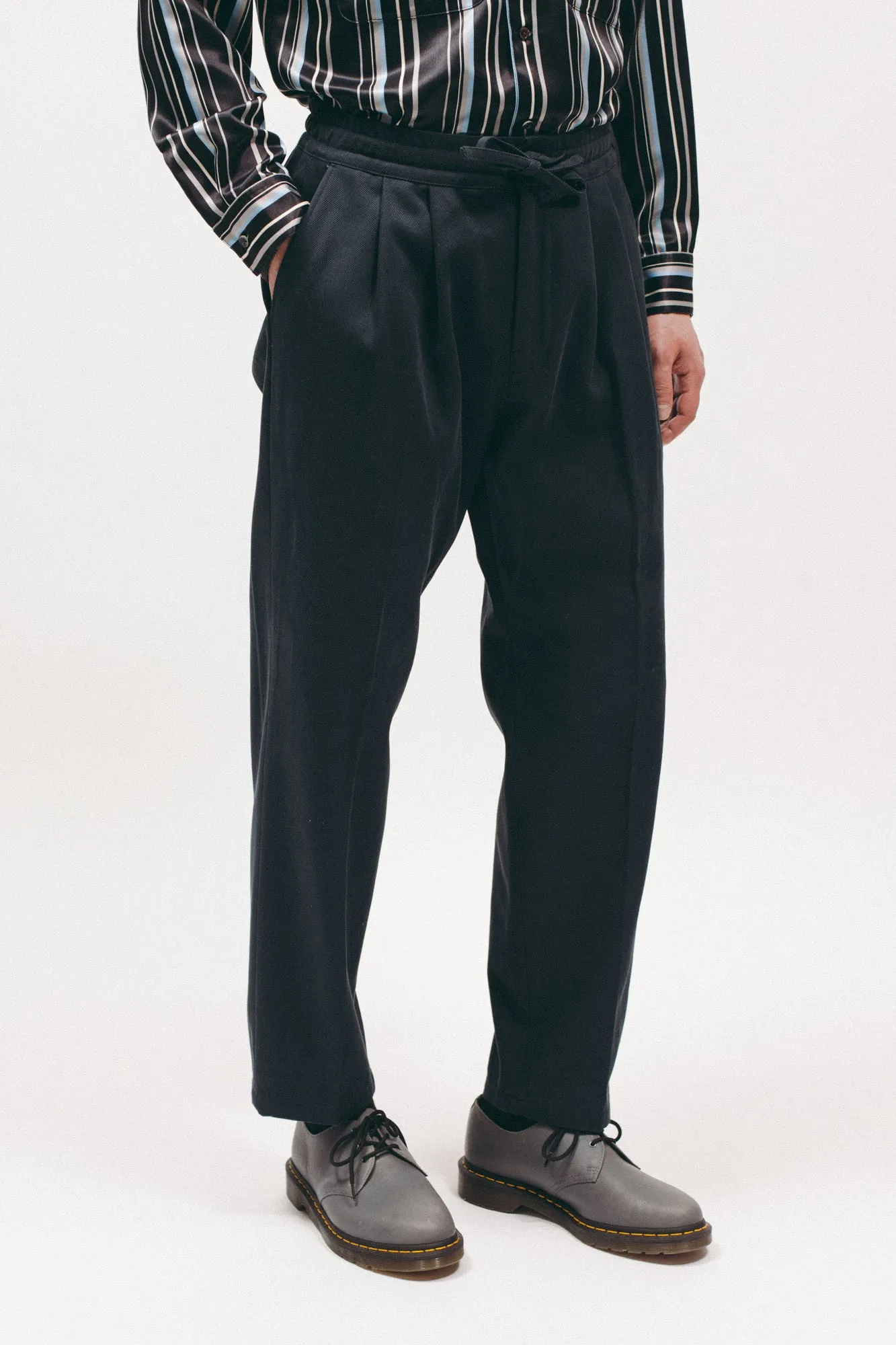 Calvary Elastic Waist Trouser - Navy