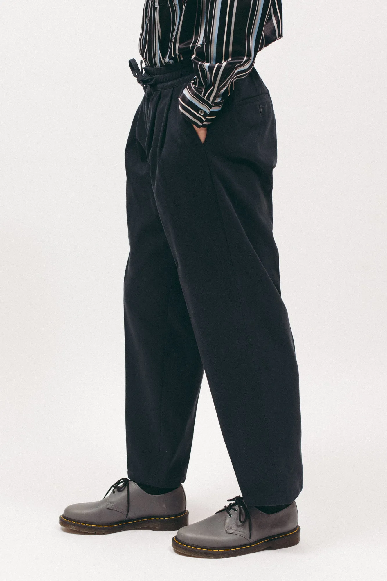 Calvary Elastic Waist Trouser - Navy