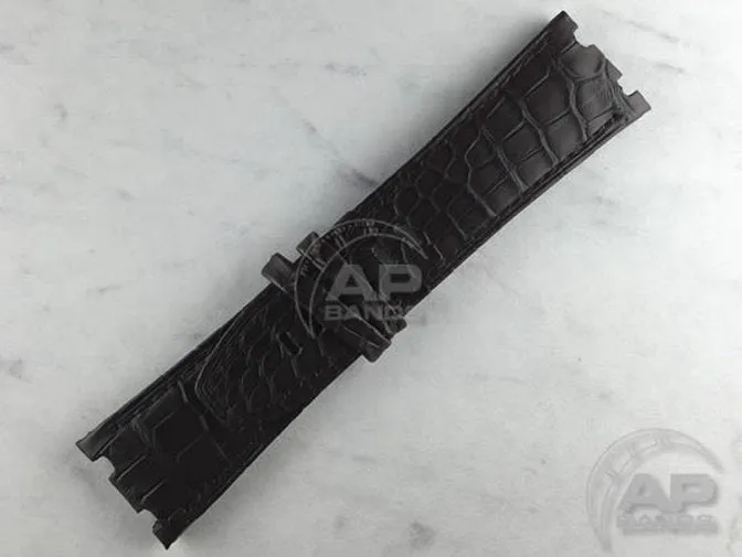 Capolavoro Brown Alligator Leather Strap For Audemars Piguet Royal Oak Offshore 44mm Chronograph 26400