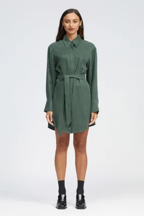 Causeway Dress Dark Green