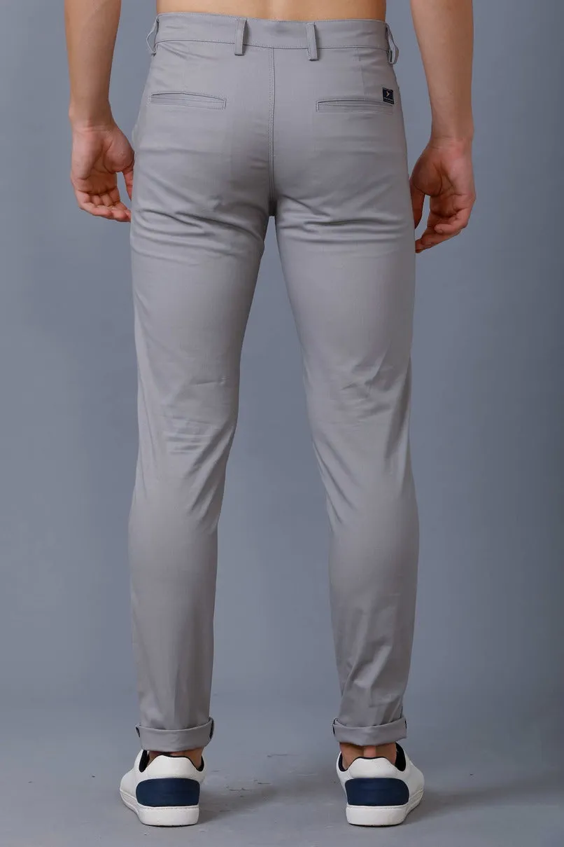 Cement Grey - 2 way stretch - COTTON PANT