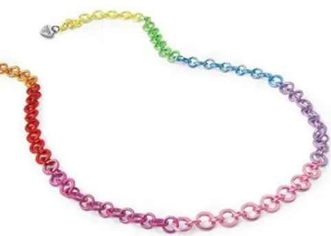 CHARM IT CIN304 RAINBOW CHAIN NECKLACE