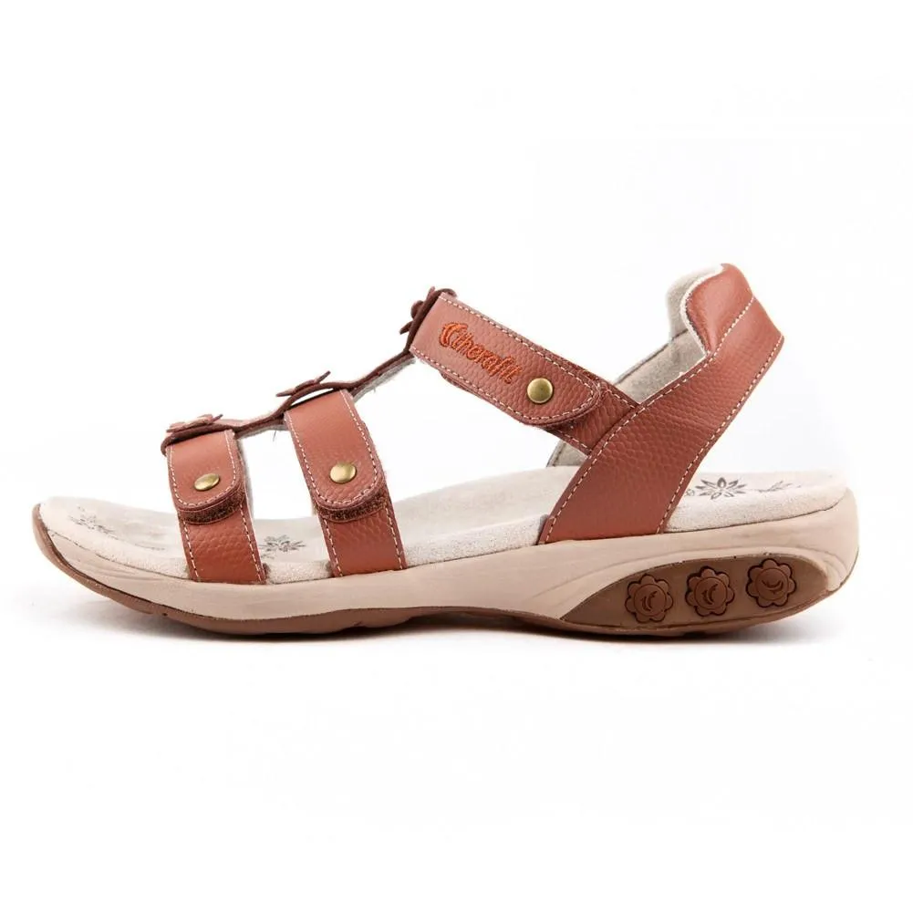 Claire Women's Leather Gladiator Adjustable Sandal