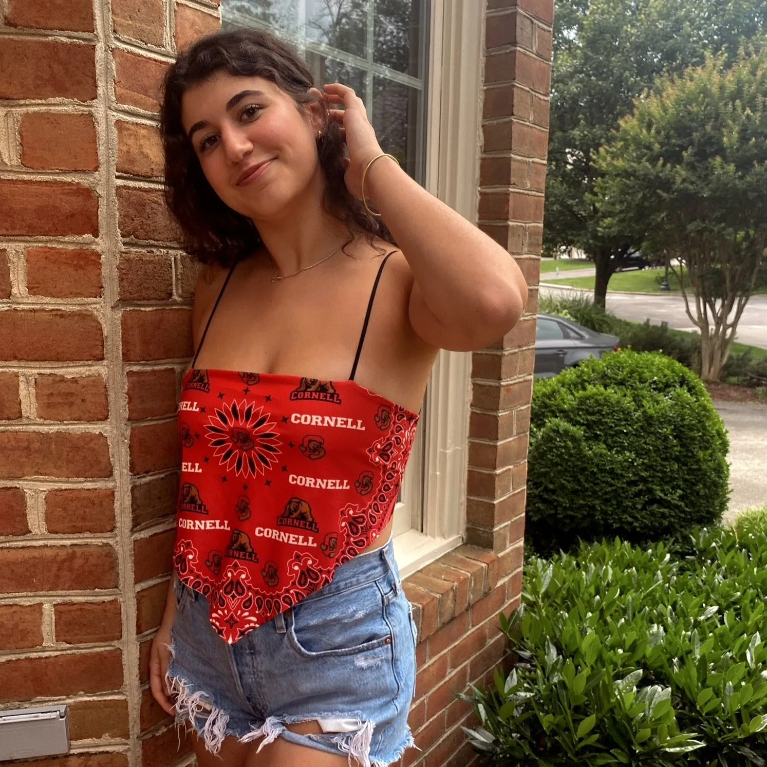 Cornell Strap Bandana Top