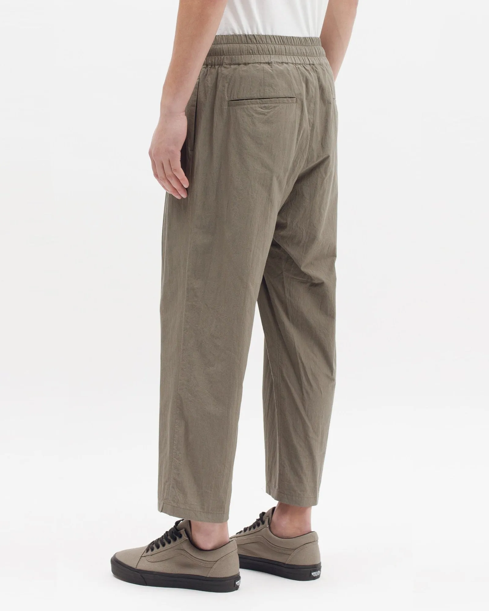 Cropped Trouser - Olive