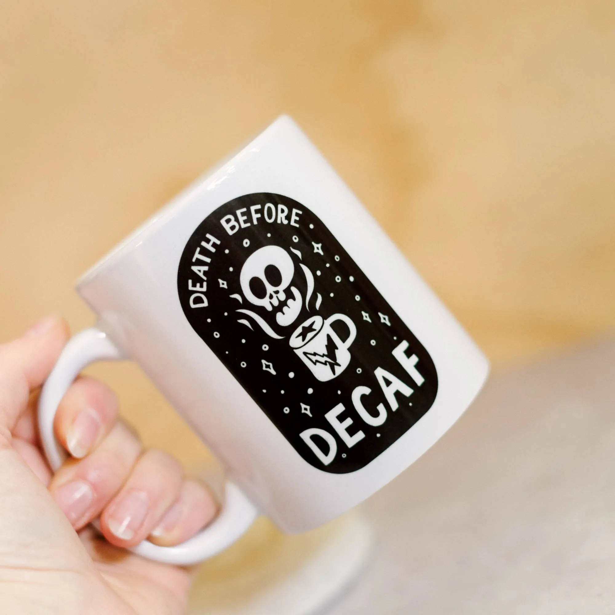 Death Before Decaf Mug