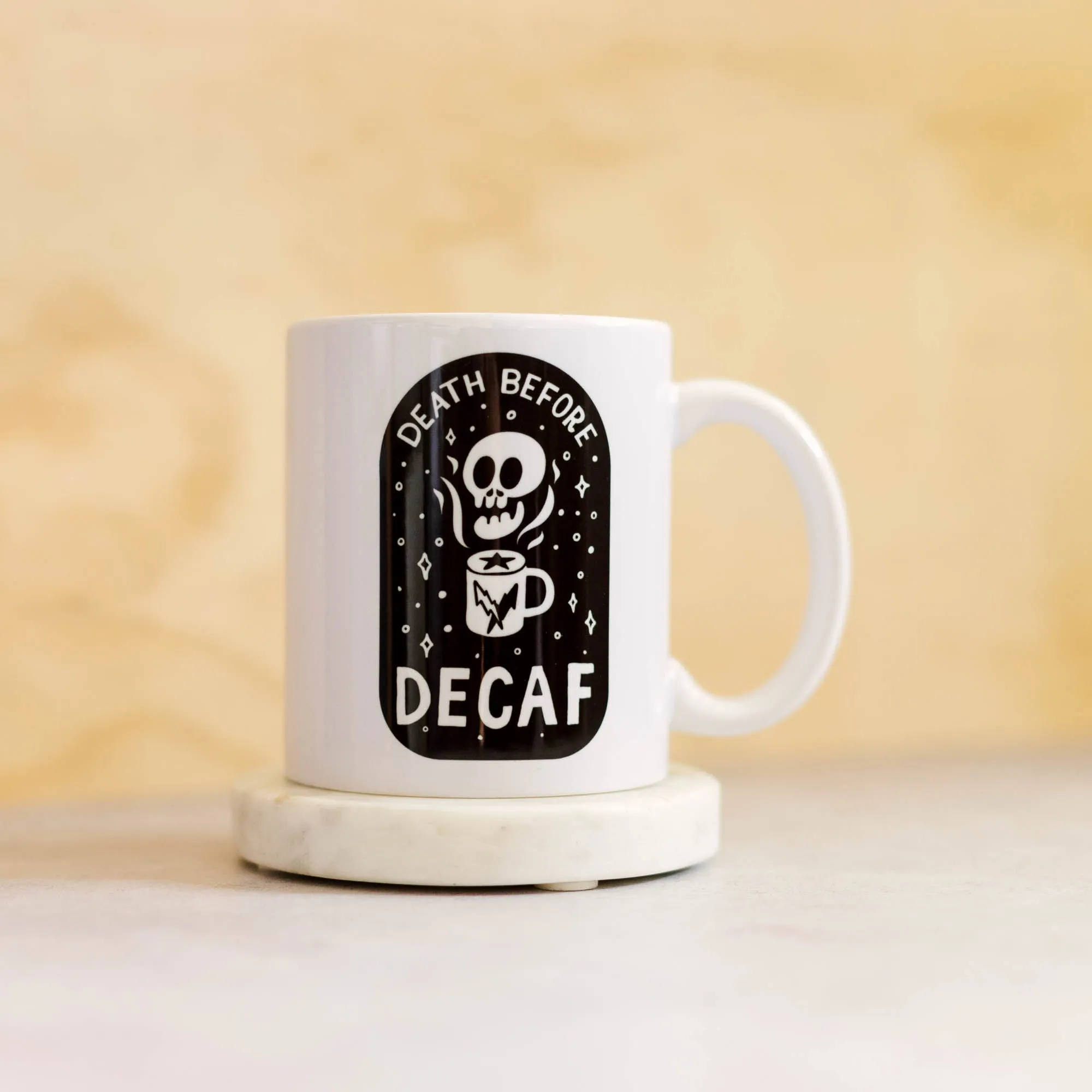 Death Before Decaf Mug