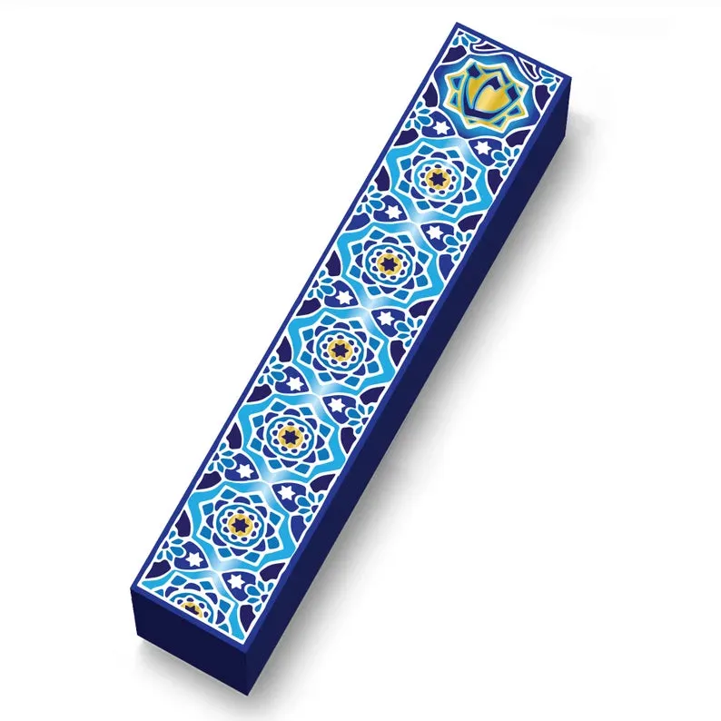 Decorative Hand Made Wood Mezuzah