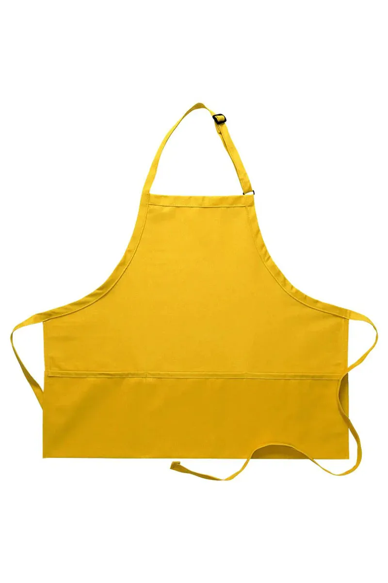 Deluxe Bib Adjustable Apron (3 Pockets)