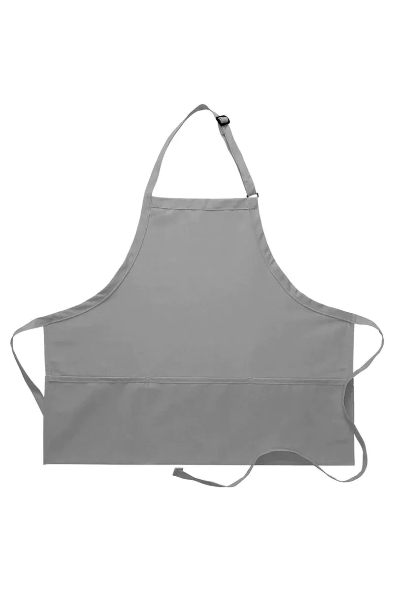 Deluxe Bib Adjustable Apron (3 Pockets)