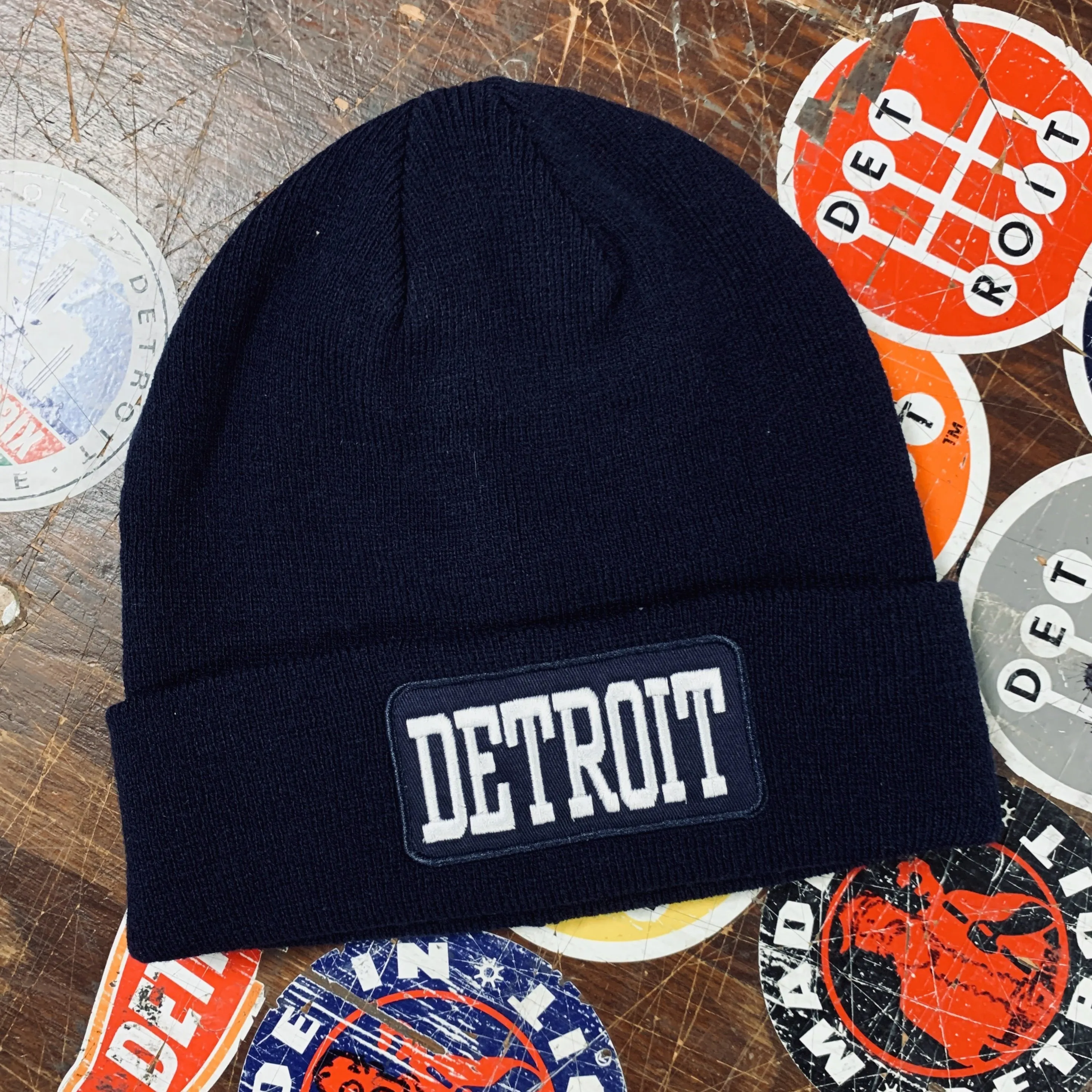 Detroit Patch Beanie