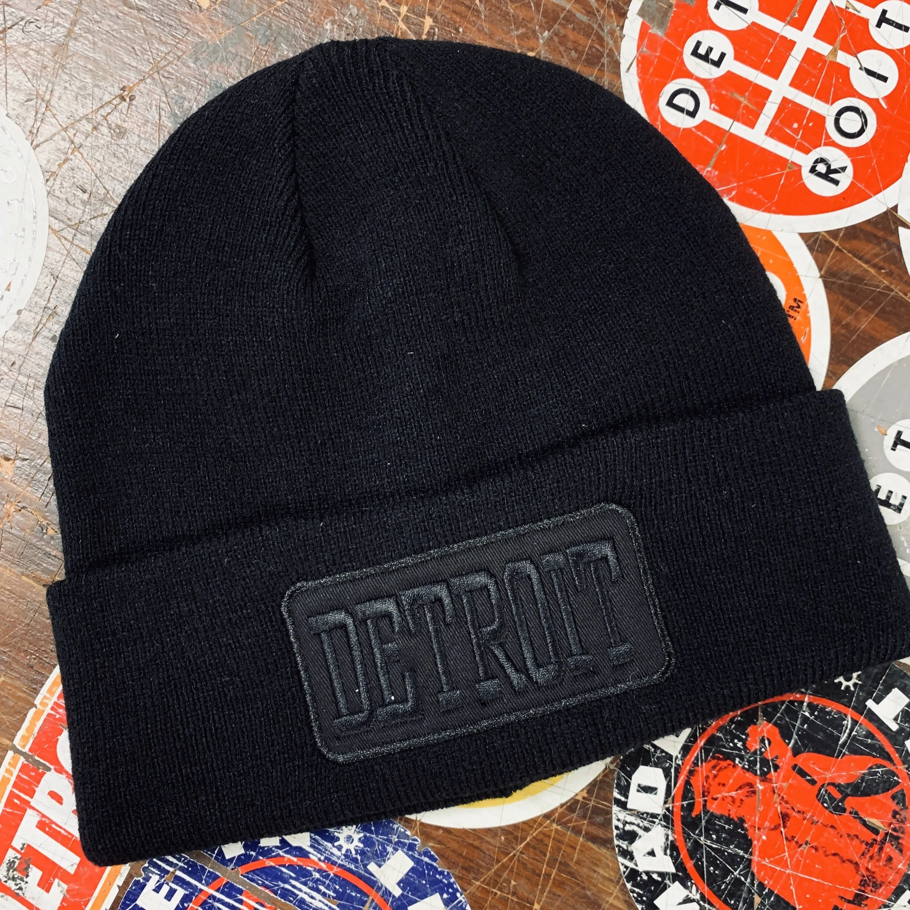 Detroit Patch Beanie