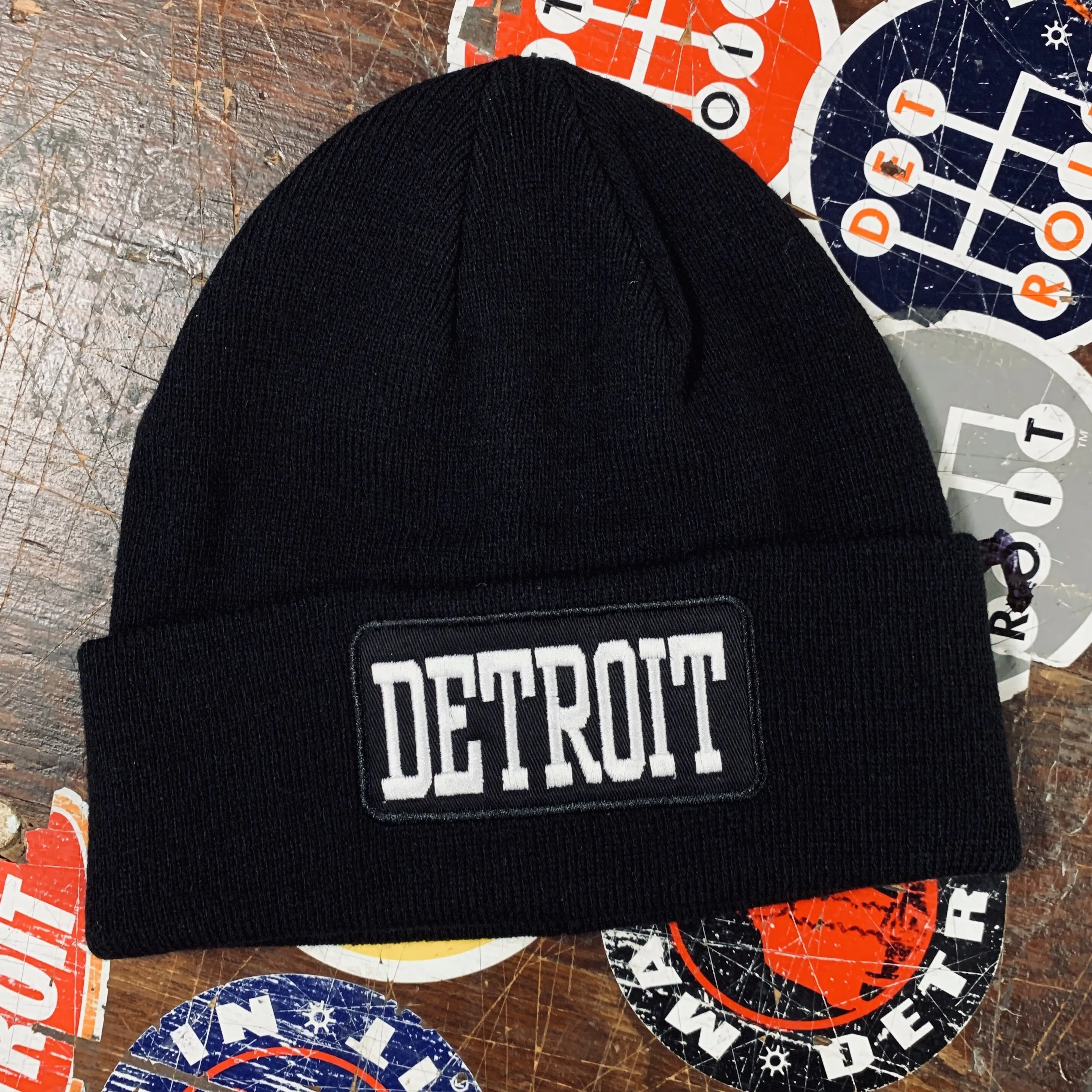 Detroit Patch Beanie