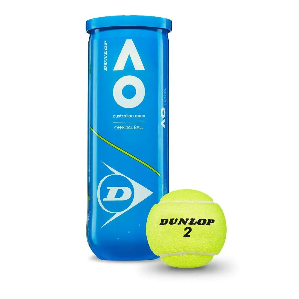 Dunlop Australian Open Tennis Balls Can (1 Can)