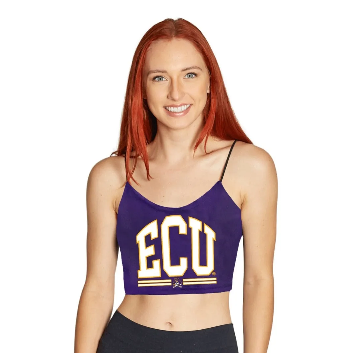 ECU Pirates Purple Spaghetti Tank