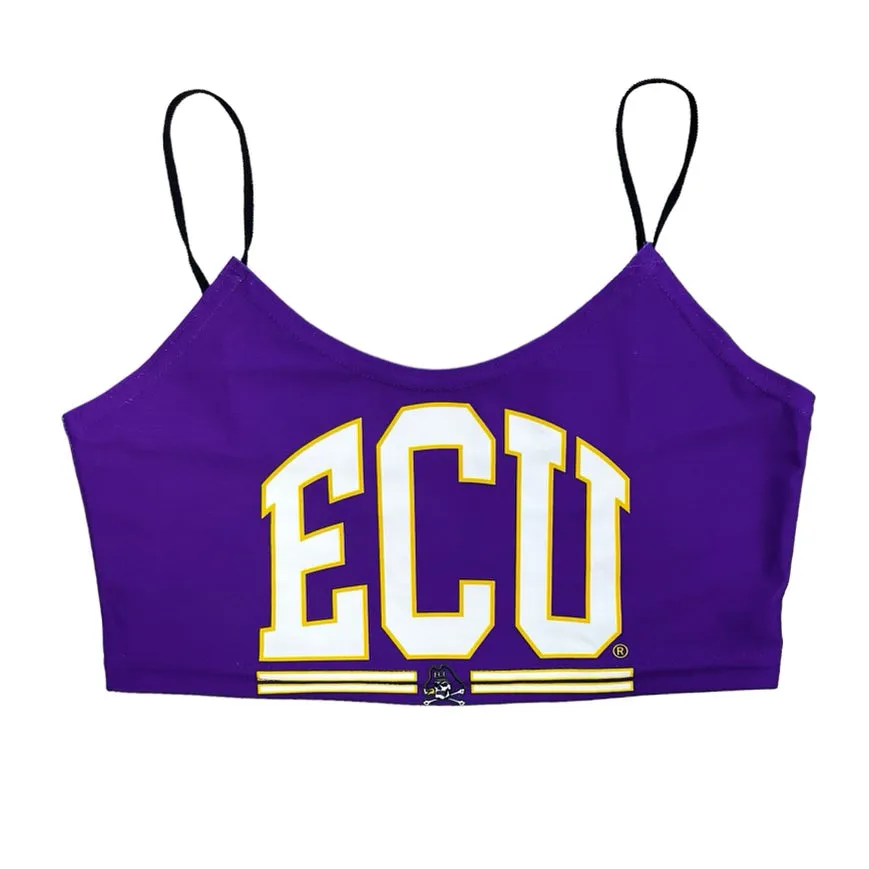 ECU Pirates Purple Spaghetti Tank