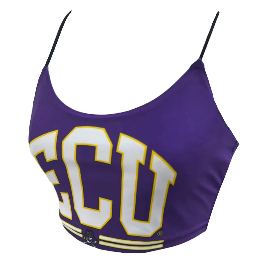 ECU Pirates Purple Spaghetti Tank