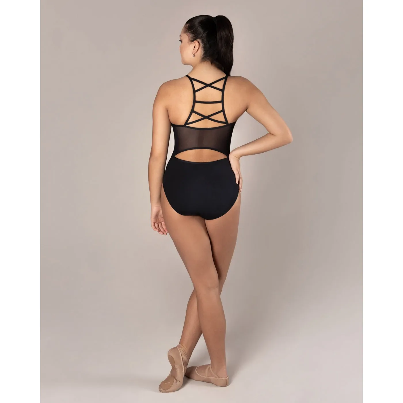 Energetiks Isabelle Zip Leotard | Black (Adult)