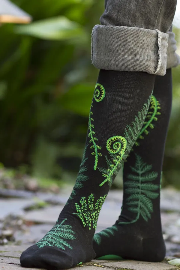 Ferns and Fiddleheads Knee High