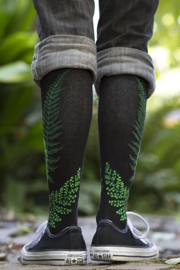 Ferns and Fiddleheads Knee High