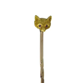 Fox Head Stick Pin