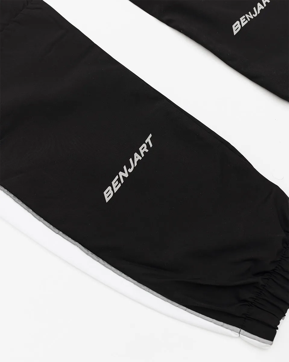 Geo Racer Jogger - Black/White