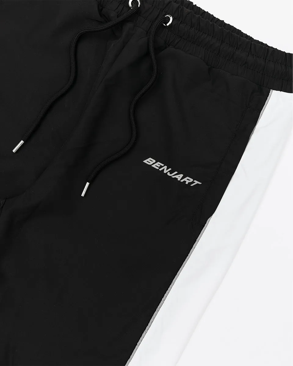 Geo Racer Jogger - Black/White