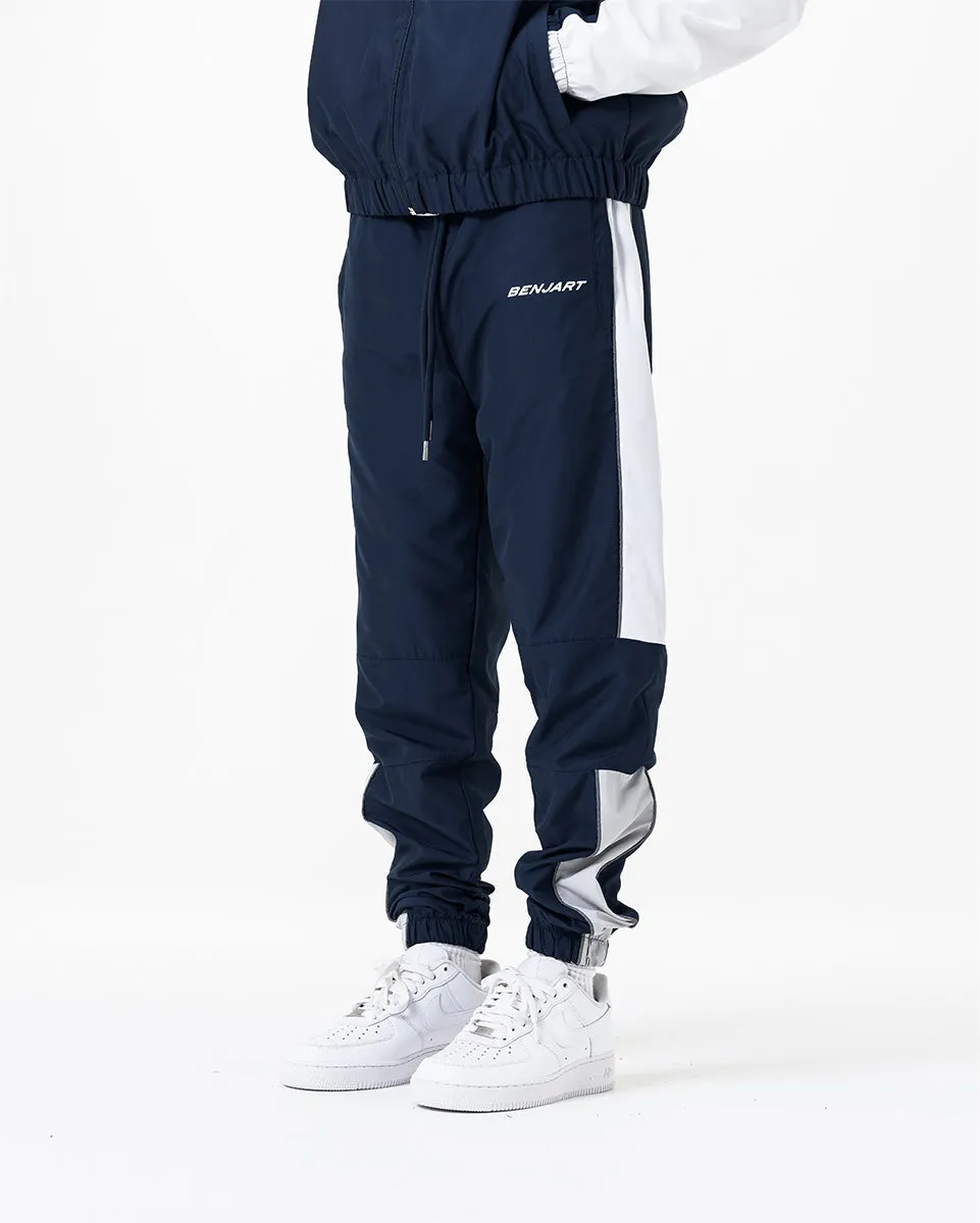 Geo Racer Jogger - Navy/White