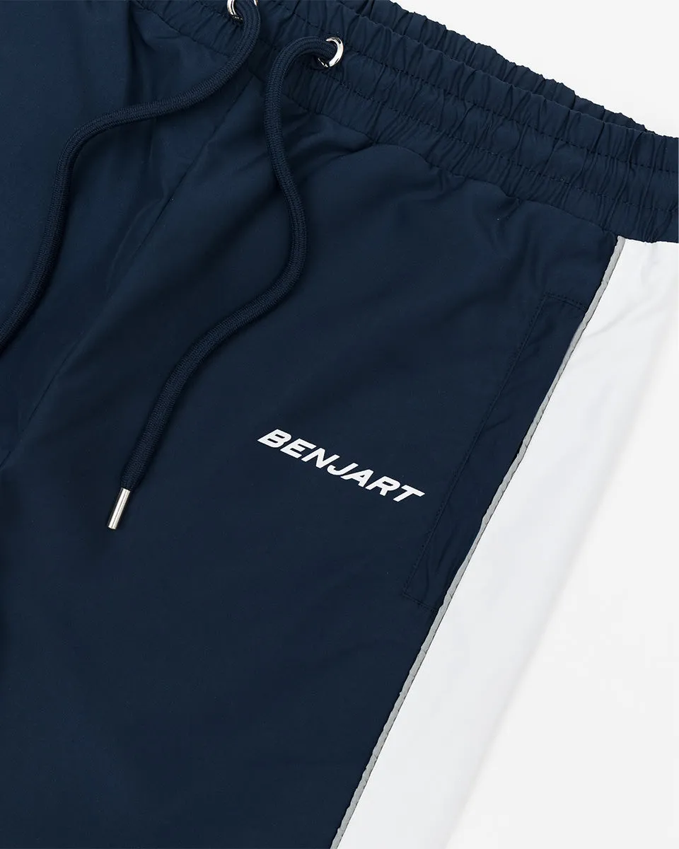 Geo Racer Jogger - Navy/White