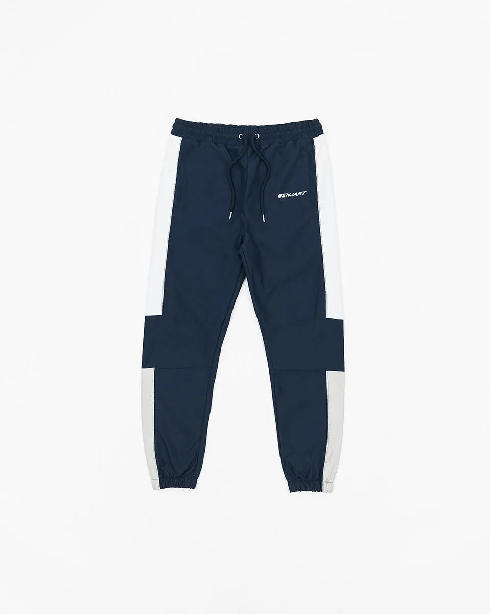 Geo Racer Jogger - Navy/White