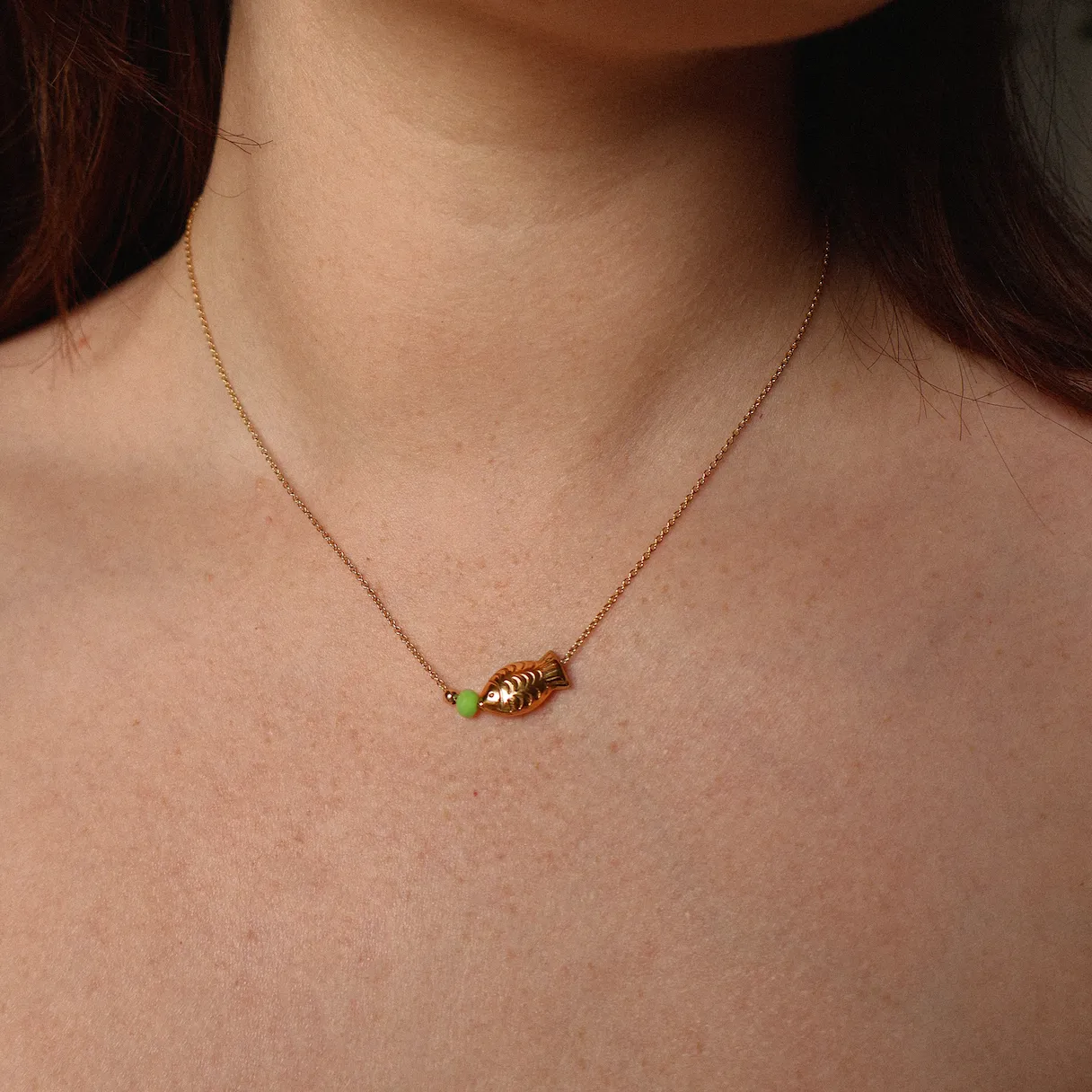 Gilded Marine Necklace