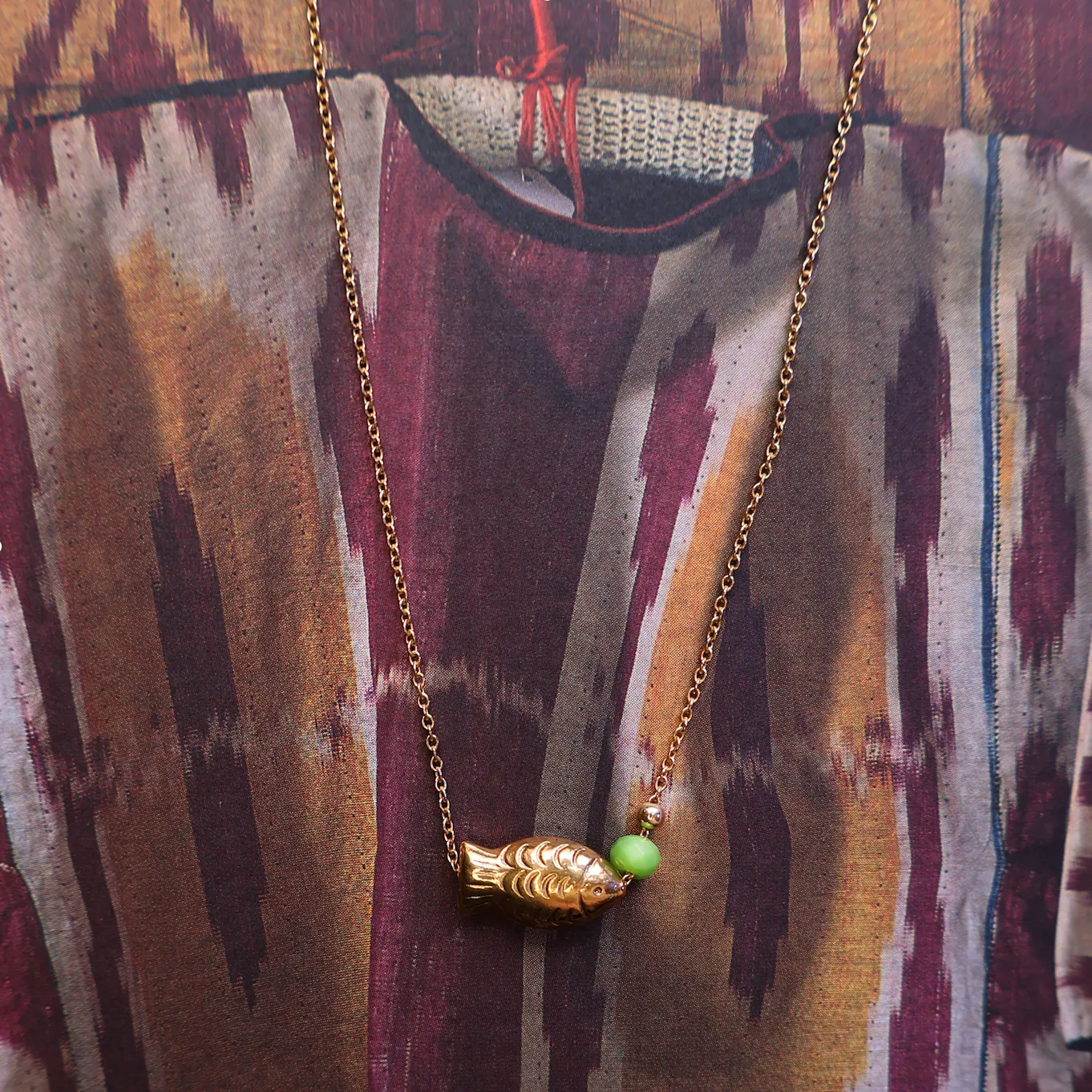 Gilded Marine Necklace